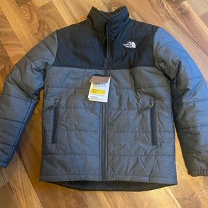 New with tags boys North Face reversible coat size L (14/16)